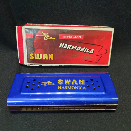 Гармошка губная диатоническая "SWAN Harmonica" в коробке. Китай